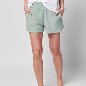 Faherty Cabana Terry Shorts | Olive Green XS